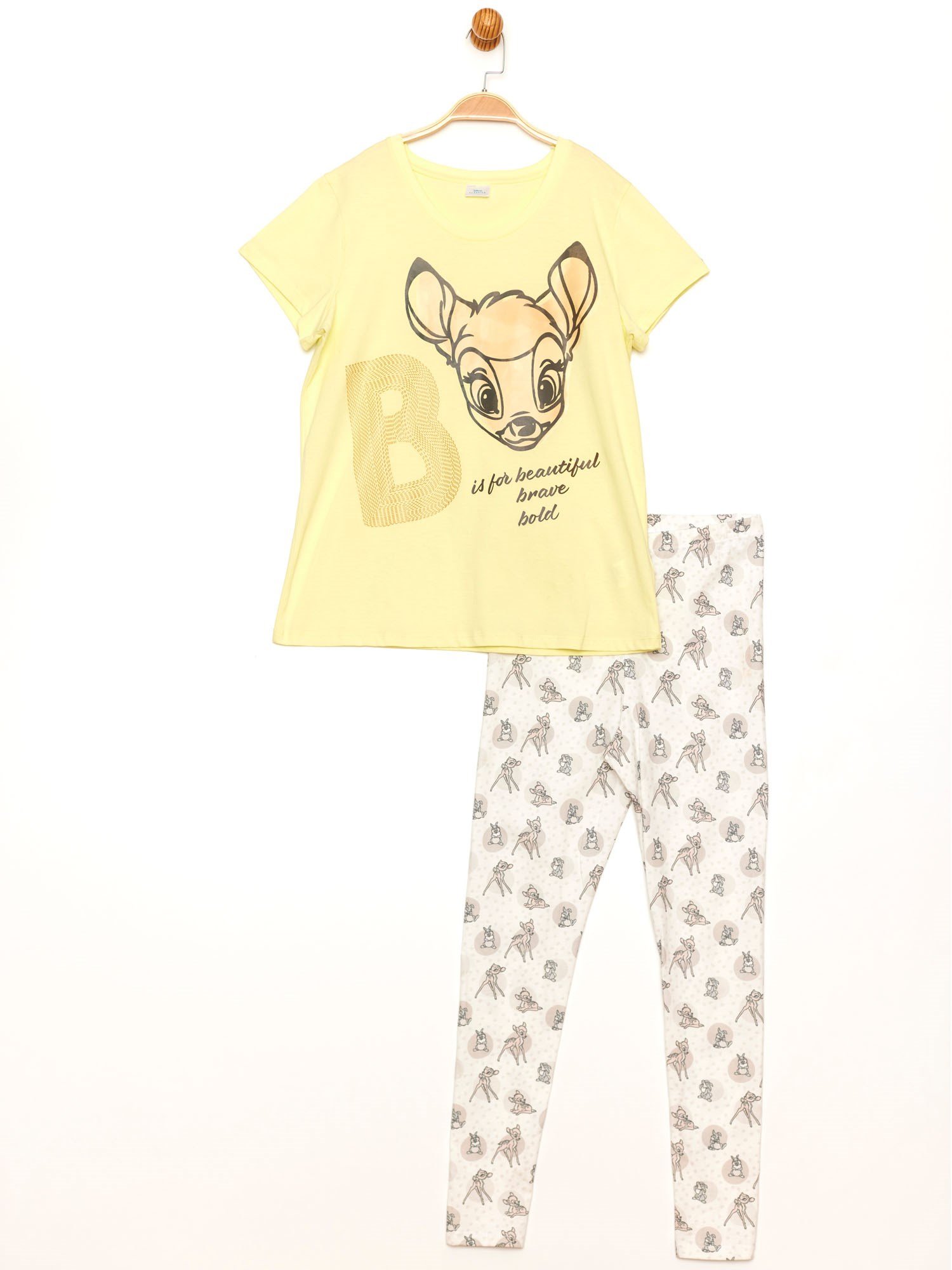 Bambi Lisanslı Kadın Pijama Takımı 19619 | Supermino