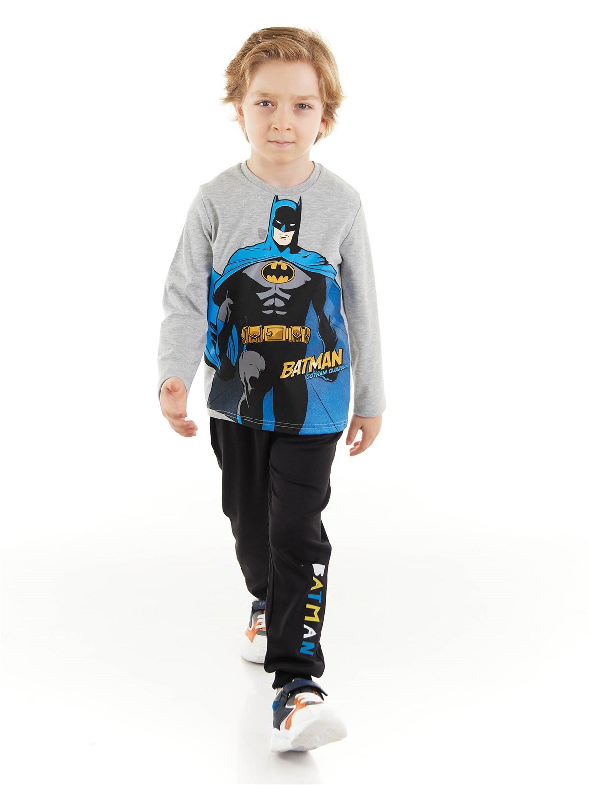 Batman Lisanslı Erkek Çocuk Baskılı Pijama Takımı 20257 | Supermino