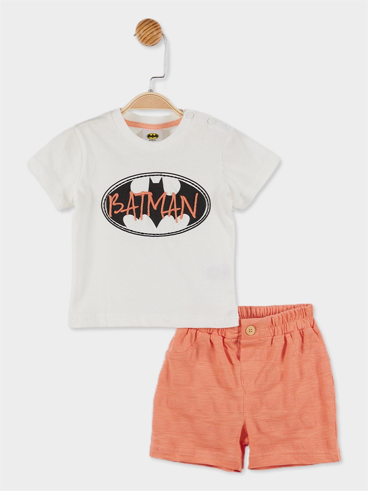 Batman Lisanslı Erkek Bebek Tişört ve Şort 2'li Takım 20938 | Supermino