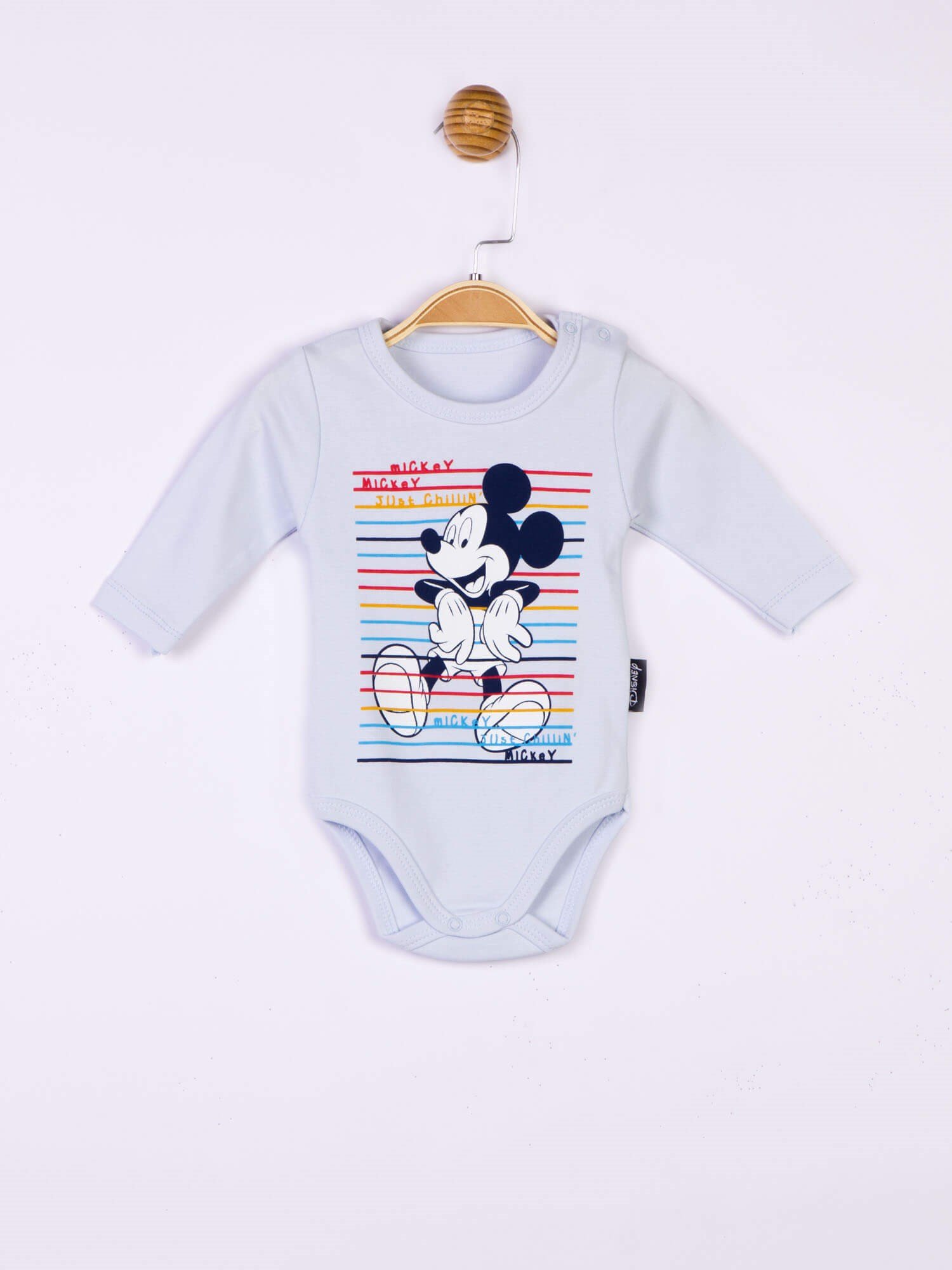 Disney Mickey Lisanslı Bebek Uzun Kol Body 19695 | Supermino