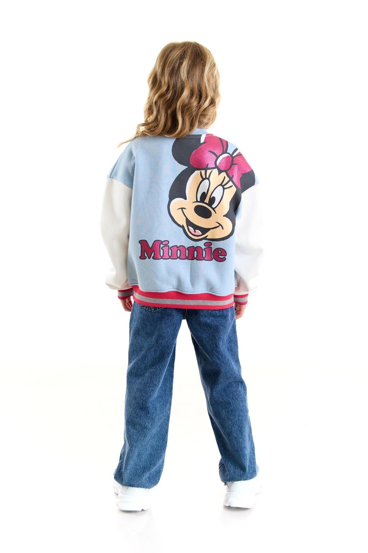 Minnie Mouse Lisanslı Çocuk Kolej Ceket 21241 | Supermino