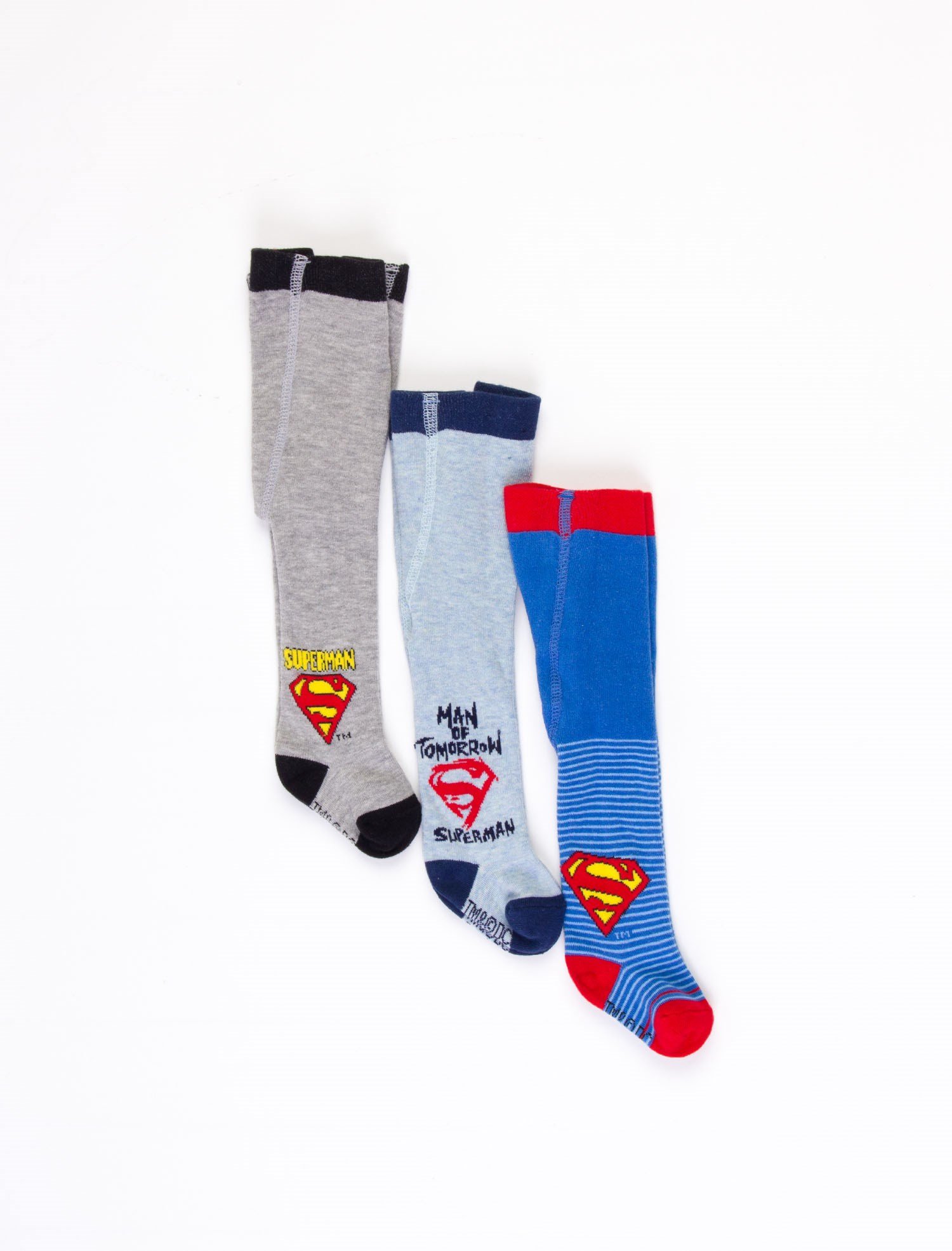 Superman Bebek 3 adet Külotlu Çorap 17048 | Supermino
