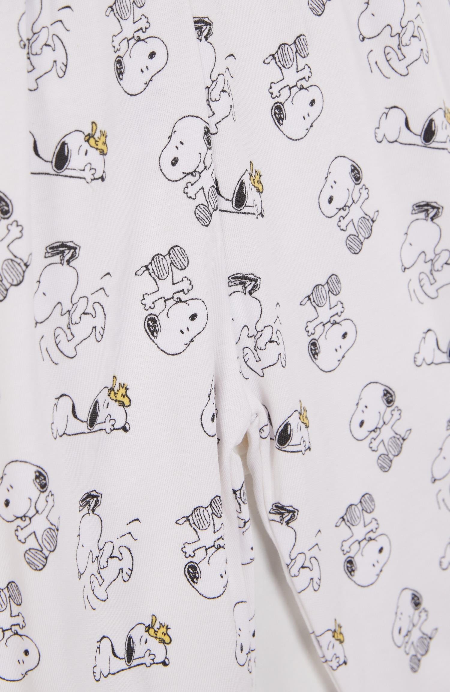 Snoopy Lisanslı Erkek Bebek Pijama Takımı 21938 | Supermino