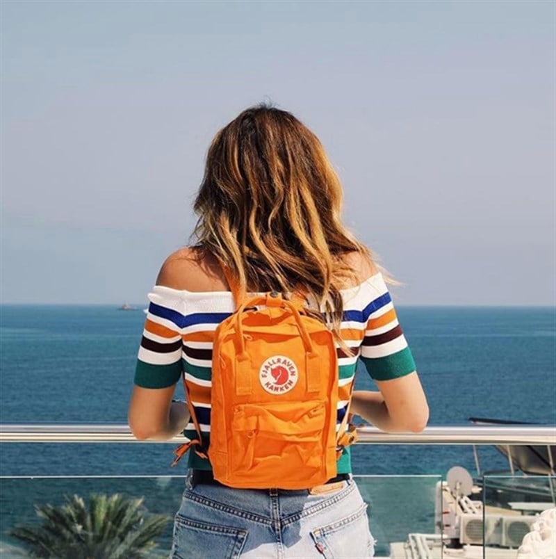 Kanken mini clearance burnt orange