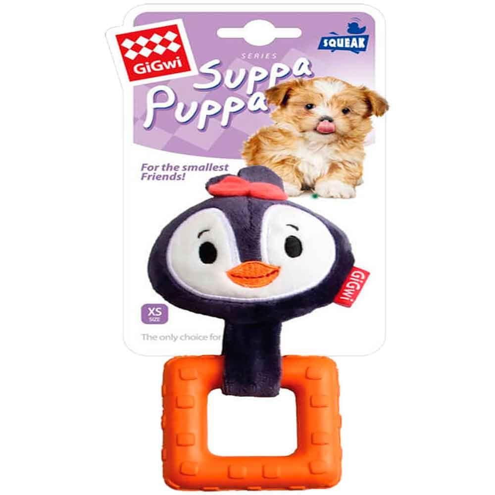 Gigwi Suppa Puppa Penguen Köpek Diş Kaşıma Oyuncağı 16 cm-846295080132