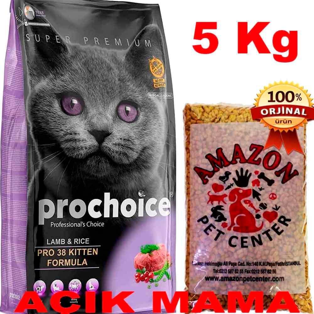 Prochoice Pro 38 Yavru Kedi Maması Açık 5 Kg