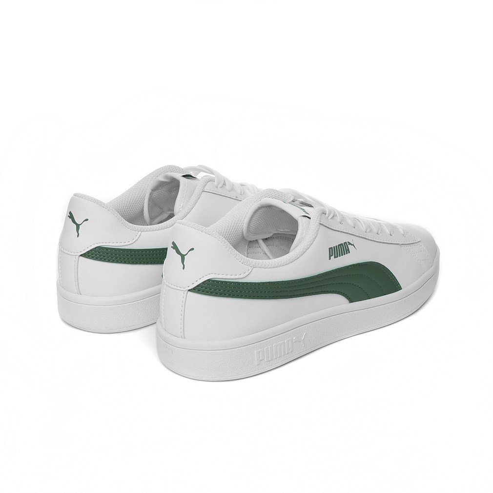 Erkek Spor Ayakkabı Ezy-Brzy ™ Kauçuk Taban 36521503 PUMA SMASH V2 L PUMA  WHITE-AMAZON GREEN | Marka Park