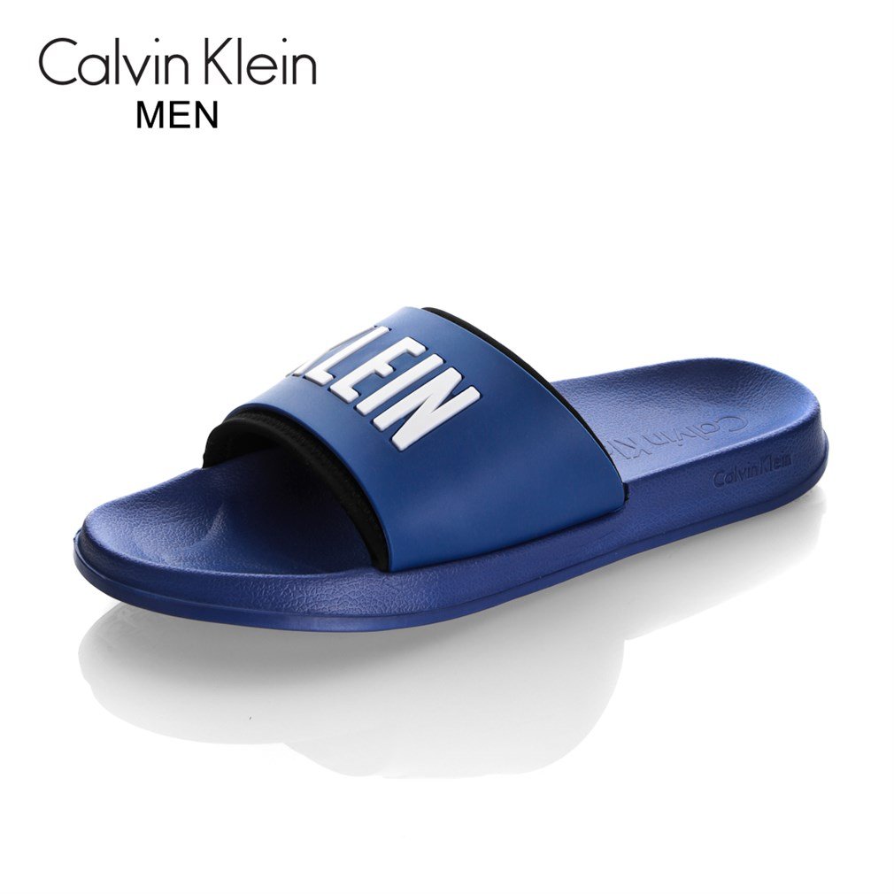 Calvin Klein Erkek Terlik Kauçuk Taban K9UK014044 475 CALVIN KLEIN SLIDE  SURF THE WEB | Marka Park