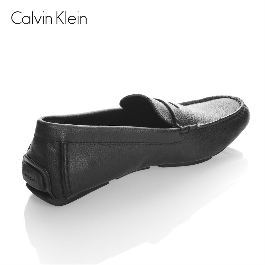 Calvin Klein Erkek Loafer Kauçuk Taban F1711 - BLK MARTYN TUMBLED LEATHER  BLACK | Marka Park