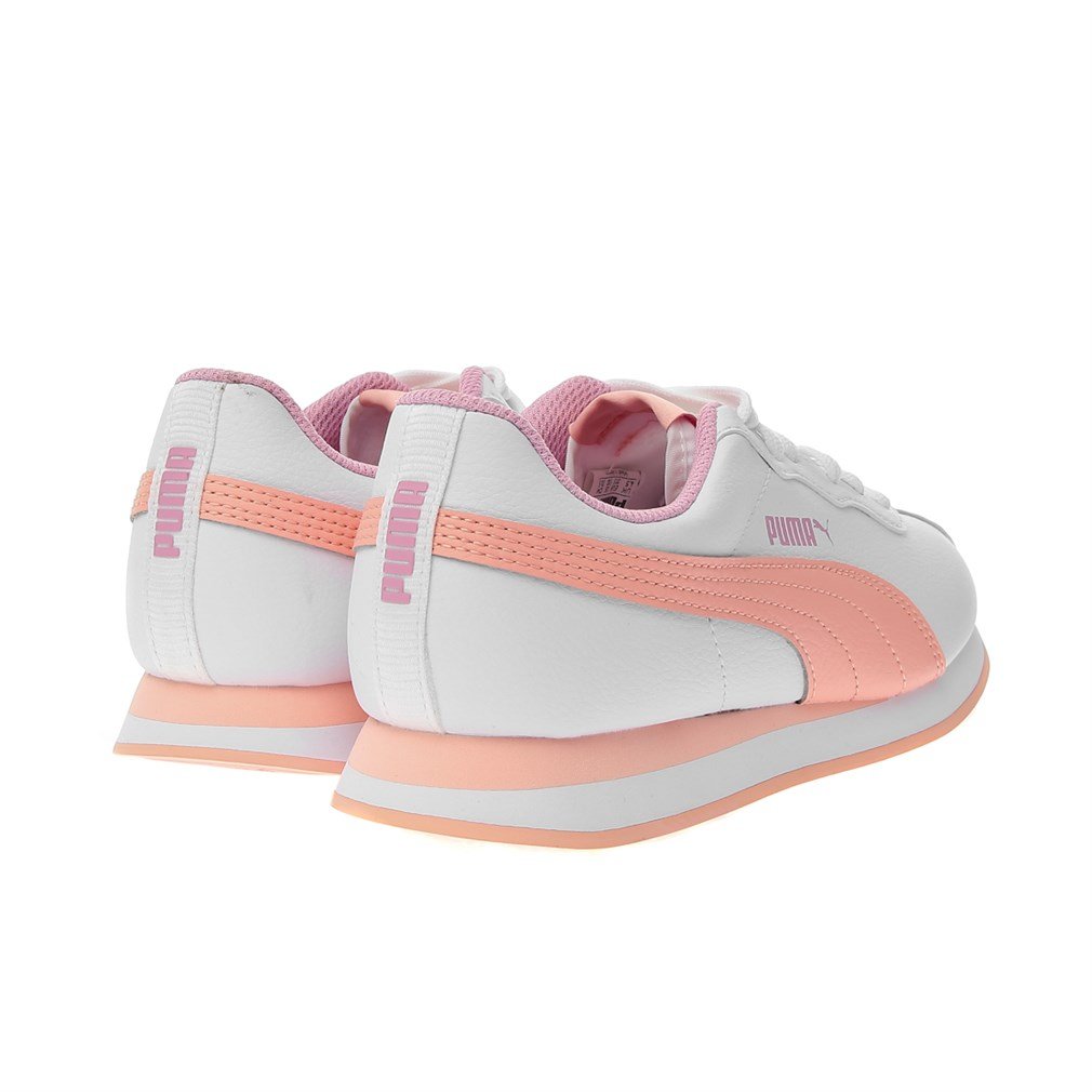 Kız Çocuk Spor Ayakkabı Kauçuk Taban 36677309Puma Turin II Jr Puma  White-Peach Bud-PaPuma White-Peach Bud-Pale Pink | Marka Park