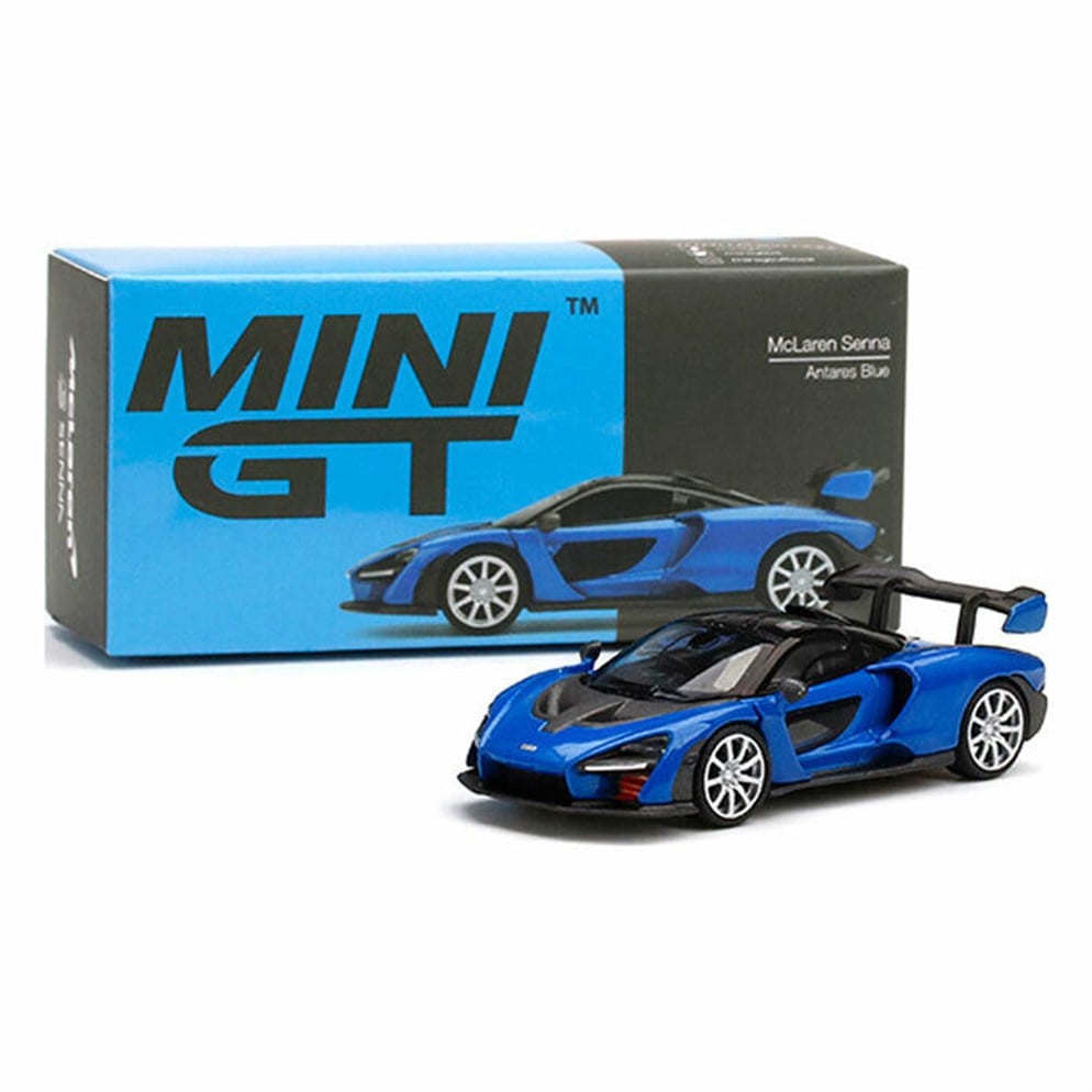 ミニカー MINI GT McLaren Senna Antares Blue 1/64 MINI GT McLAREN SENNA ANTARES BLUE LHD 1 OF 1200 MIJO