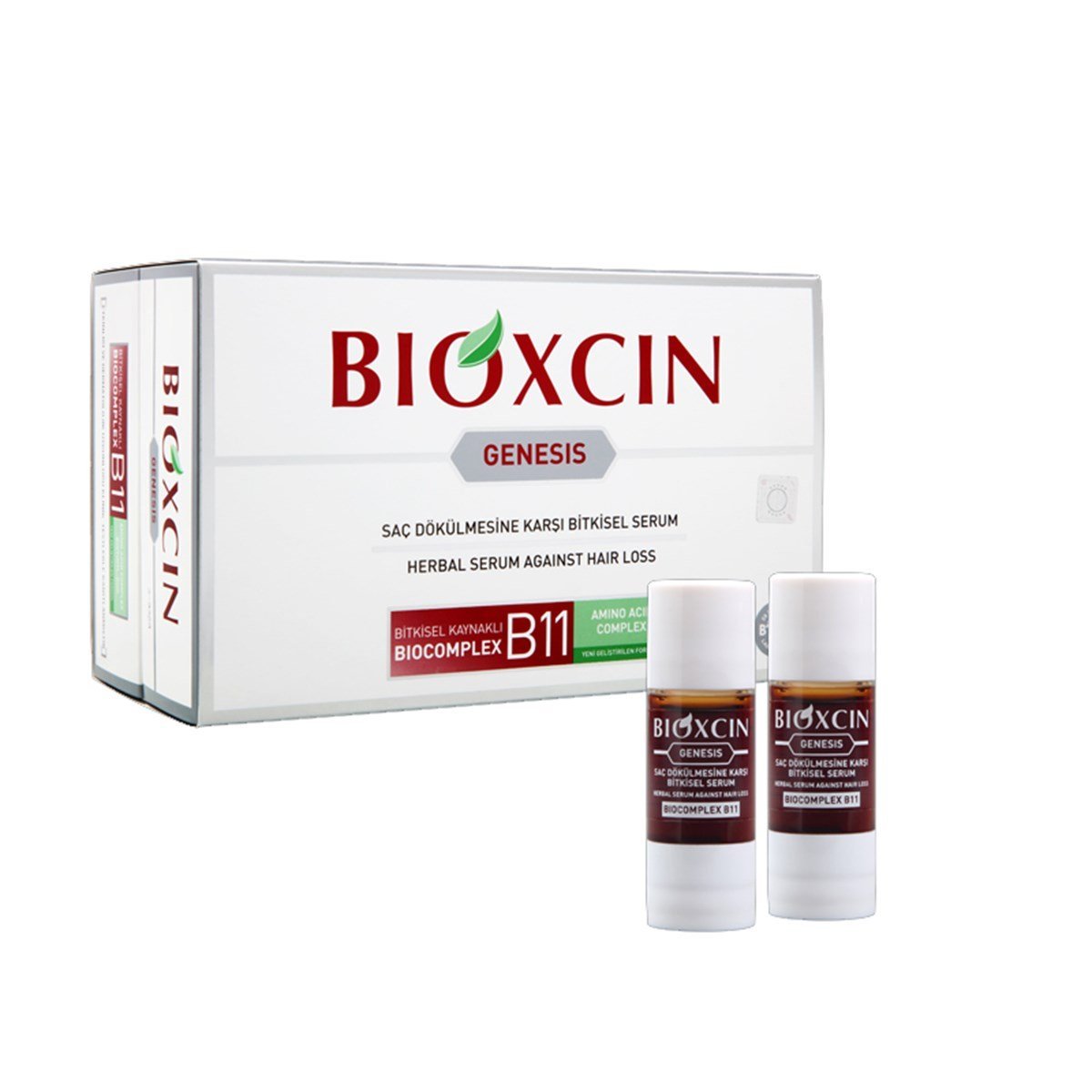 Bioxcin Genesis Saç Dökülmesine Karşı Bitkisel Serum 15*10ml