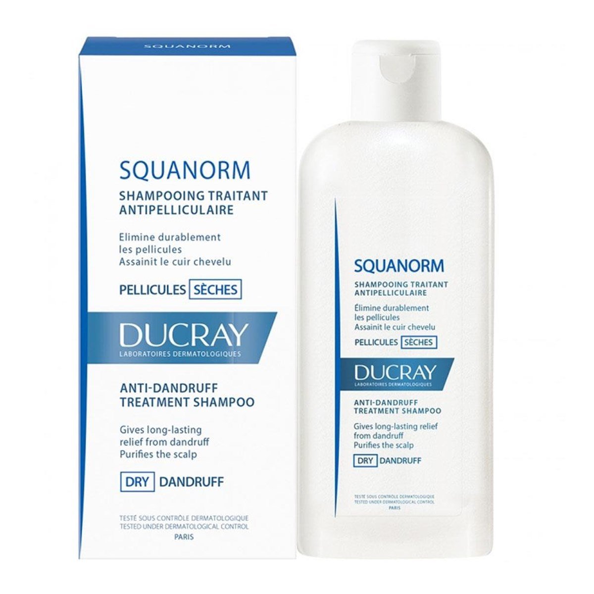 Ducray Squanorm Dry Dandruff Shampoo 200 ml - Kuru ve Kepekli Saçlar İçin  Bakım Şampuanı