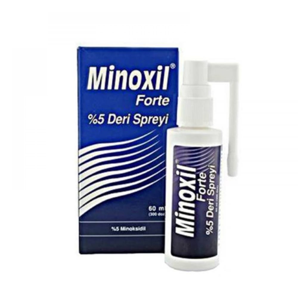 Minoxil Forte %5 Deri Spreyi 60 ml (erkekler için)