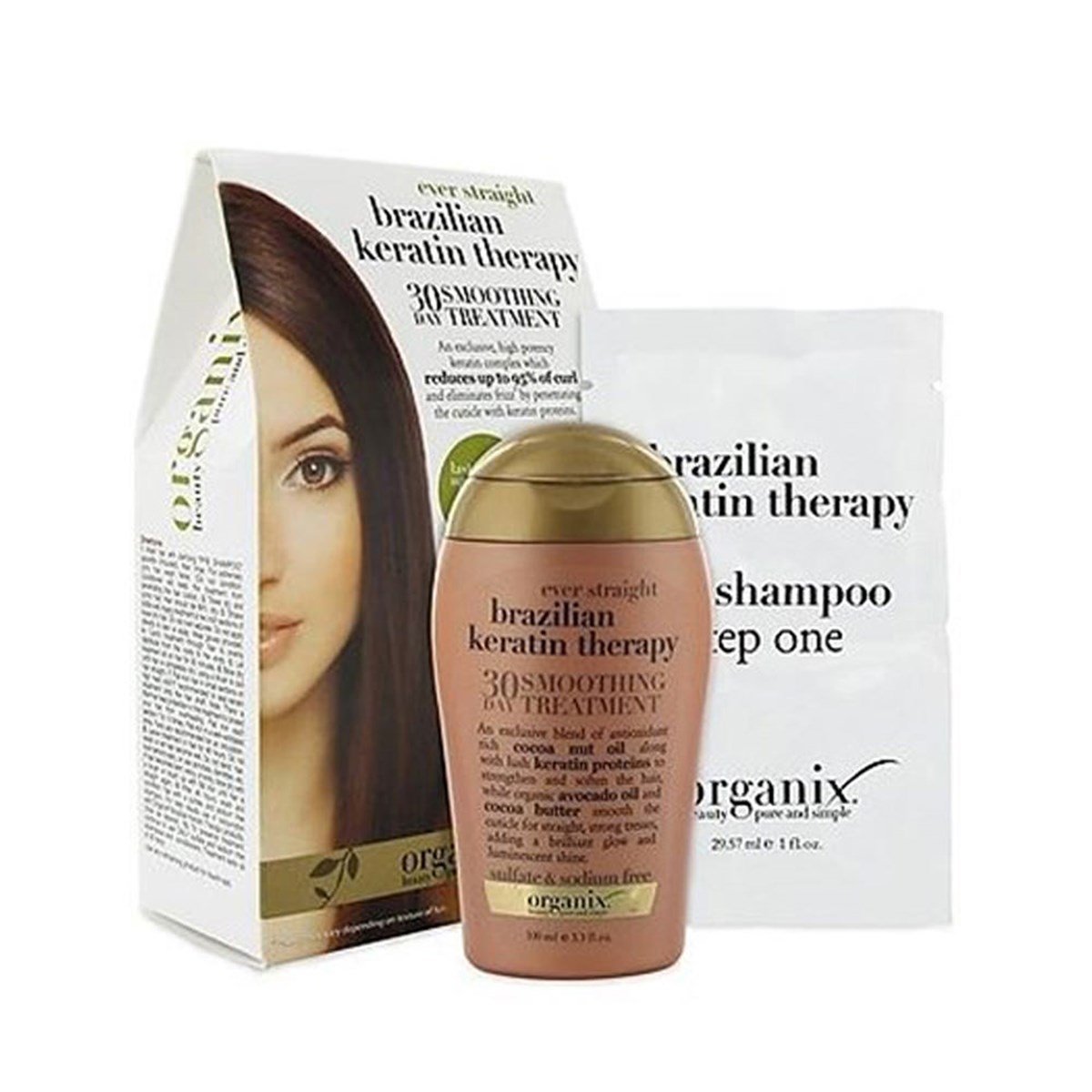 Organix Brazilian Keratin Therapy 30 Day Smoothing Treatment 100 ml Sac Fonu