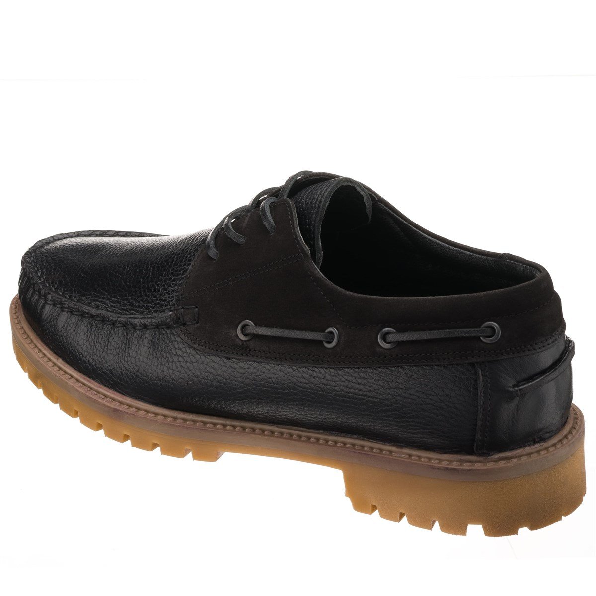45-46-47-48-49 Numaralarda Siyah Tland Modeli Geniş Kalıp Büyük Numara Erkek  Ayakkabı