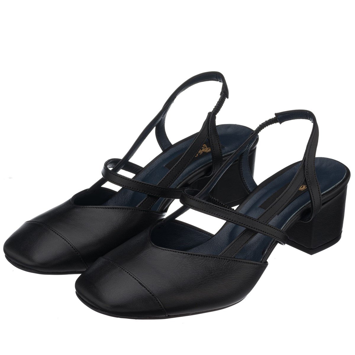 LTF00141 Siyah Kısa Topuk terlik sandalet jurdan rahat geniş kalıp özel  seri büyük numara topuklu ayakkabı
