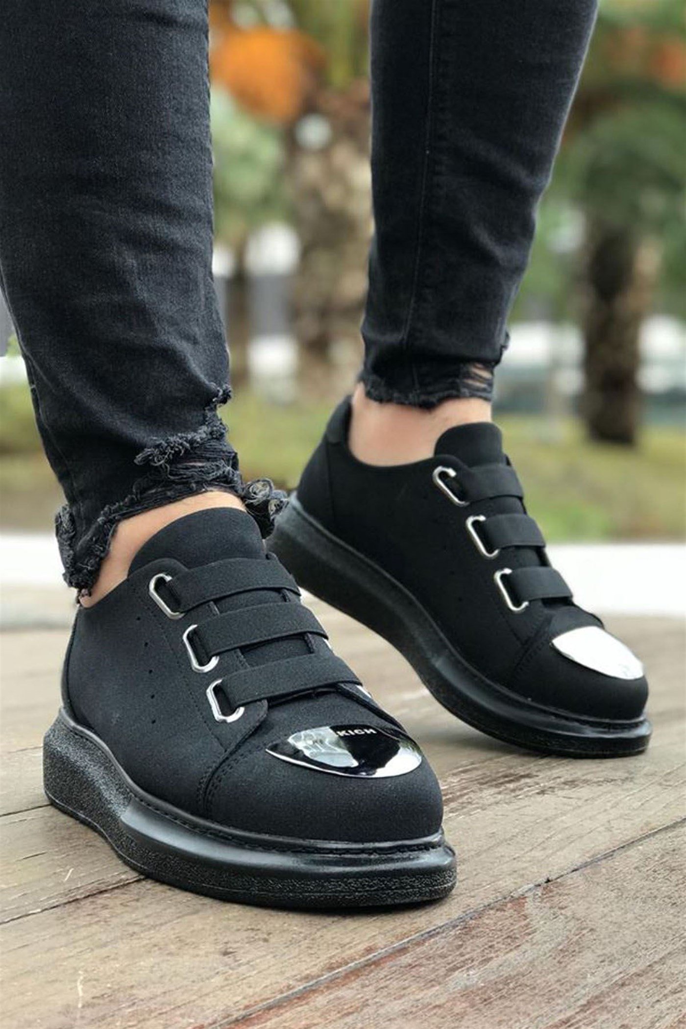 All black brand outlet shoes