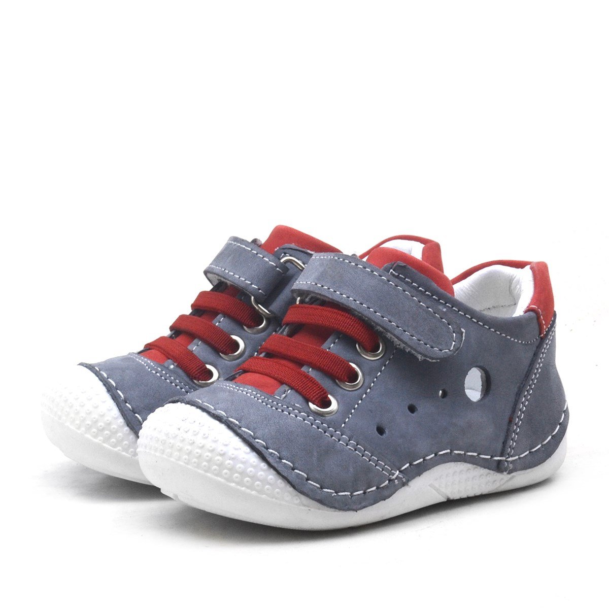 Hakiki Deri Cırtlı Yazlık Erkek Bebek Ayakkabı - A409-GK-19
