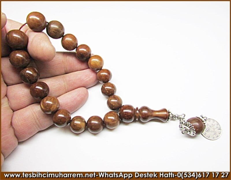 Özgün Gümüş Tasarım 17 lik Miskevi Kuka Tesbih Ali Dayı