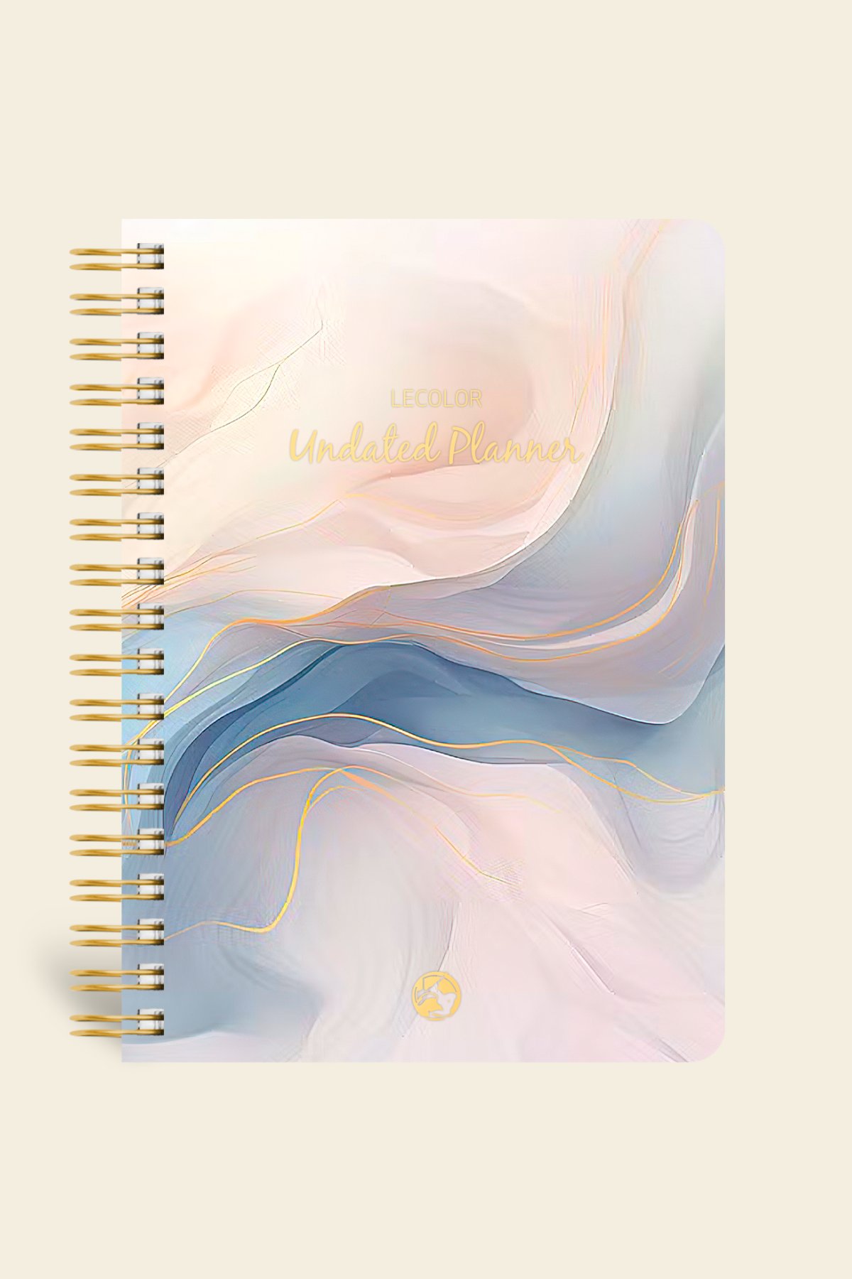 筆記具 ACME MAZE Nathalie Du Pasquier Süresiz Planlayıcı Spiralli Ajanda Defter Marble 17x24 cm