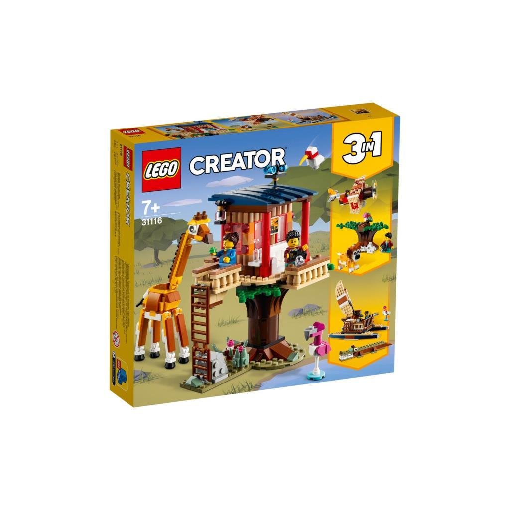 LEGO Creator 3in1 31116 Safari Wildlife Tree House Lisanslı Ürün
