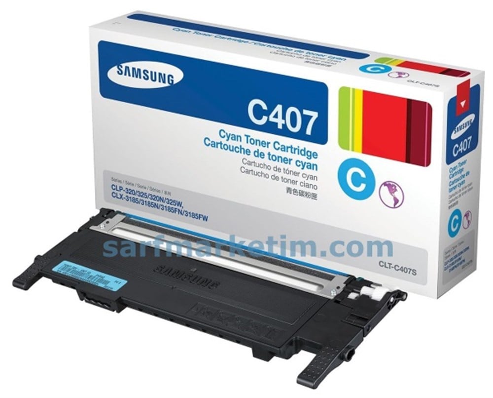 Samsung CLP-325 Orijinal Mavi Lazer Toner Kartuş 1000 Baskı