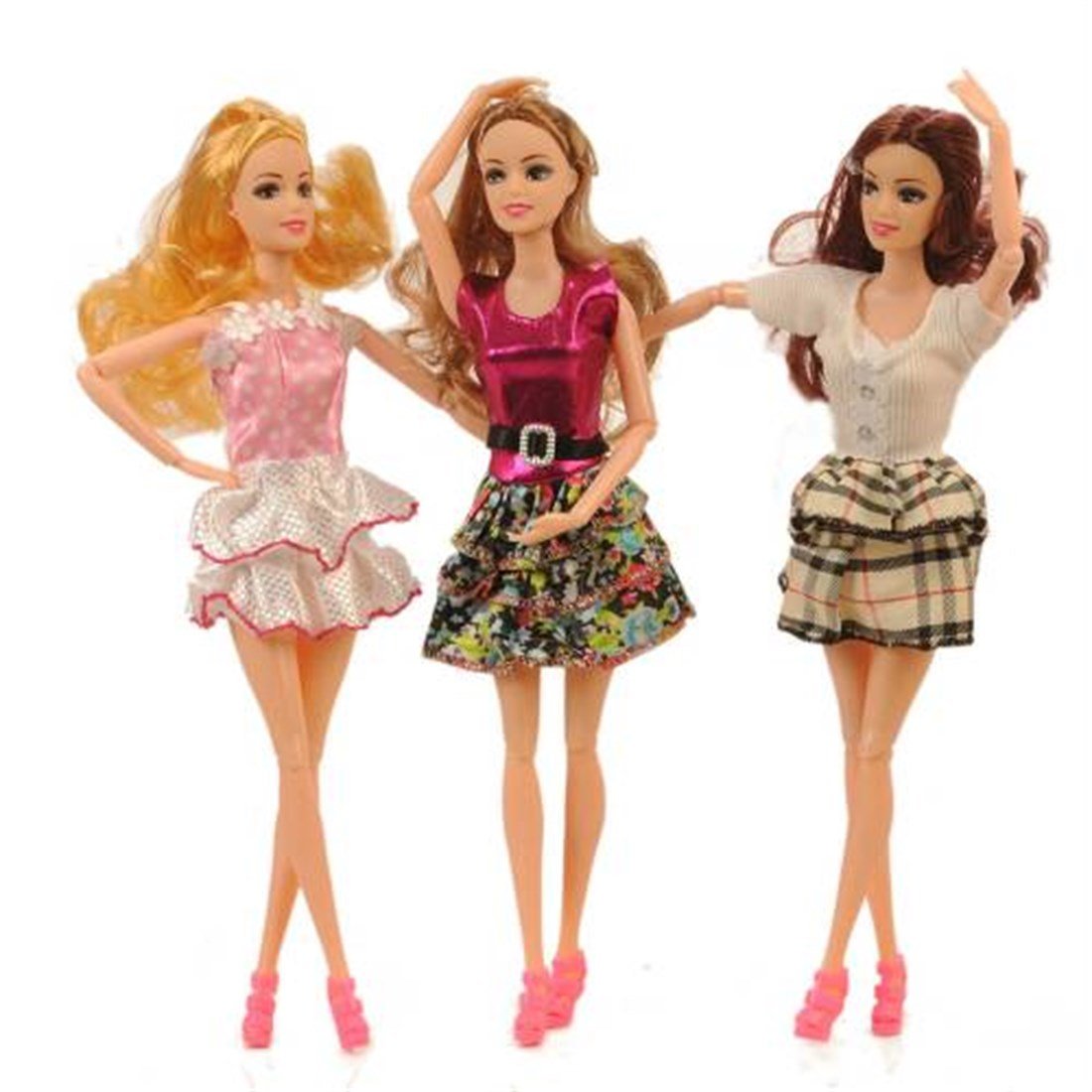 Sonsuz Hareket Bebekli Çantalı Barbie Gardrobu - Barbie Gardırop Seti -  Barbienin Dolabı - Barbie