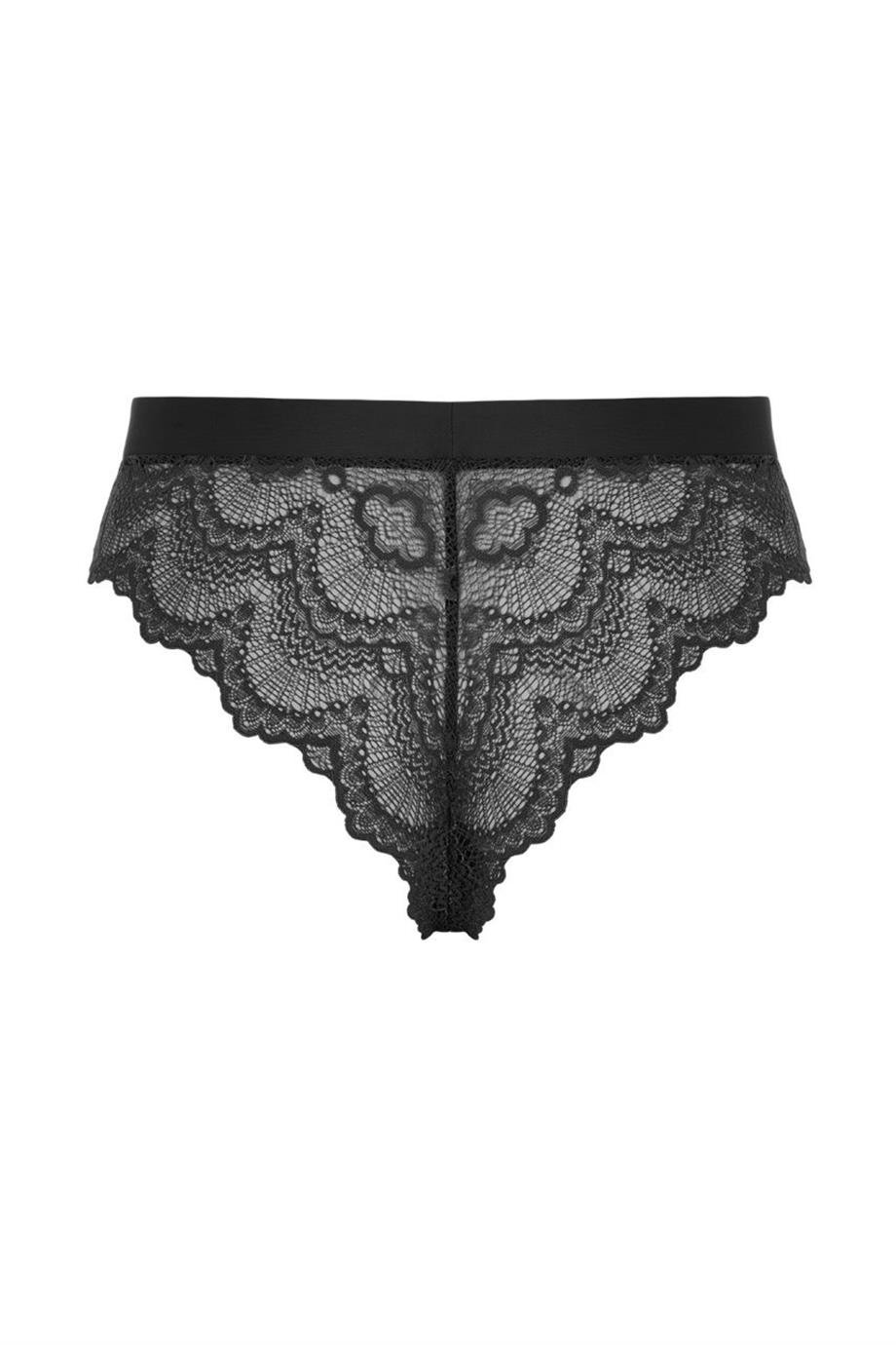 Flame Brazilian Bottom Black