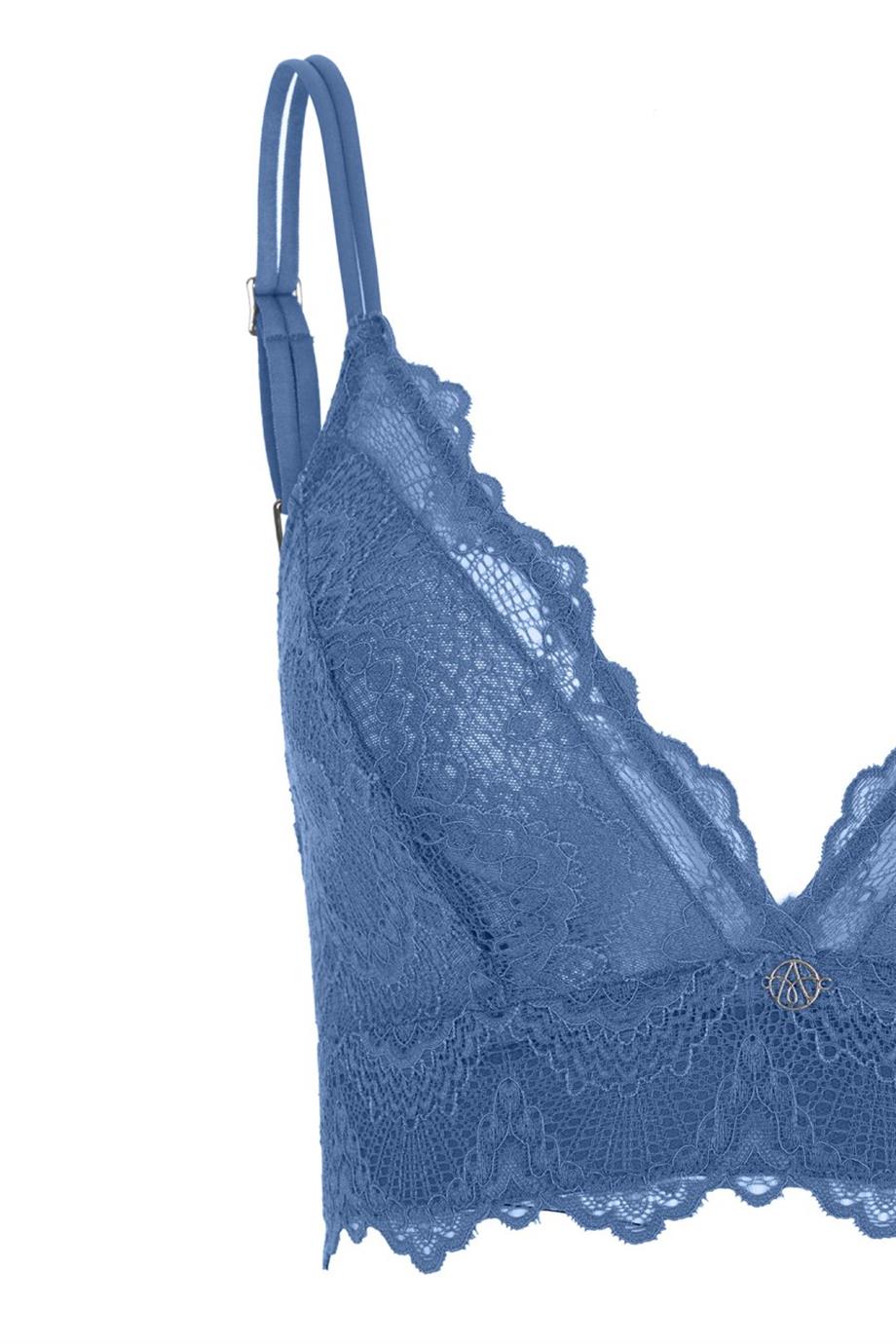 Flame Deep Plunge Bralette Stormy 
