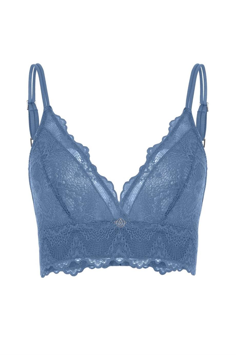 Flame Deep Plunge Bralette Stormy 