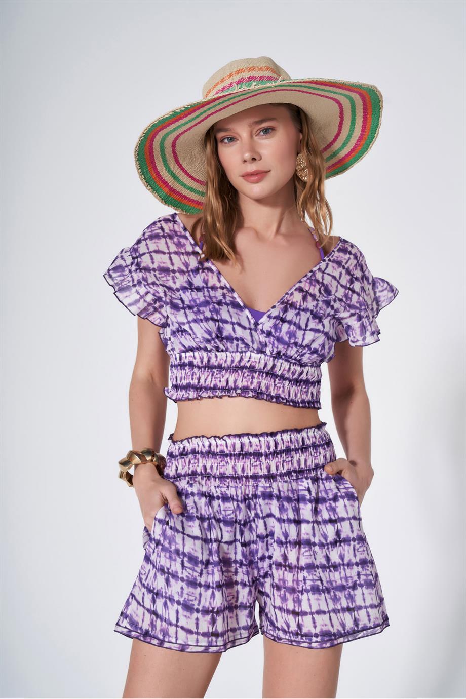 Frida Short Purple