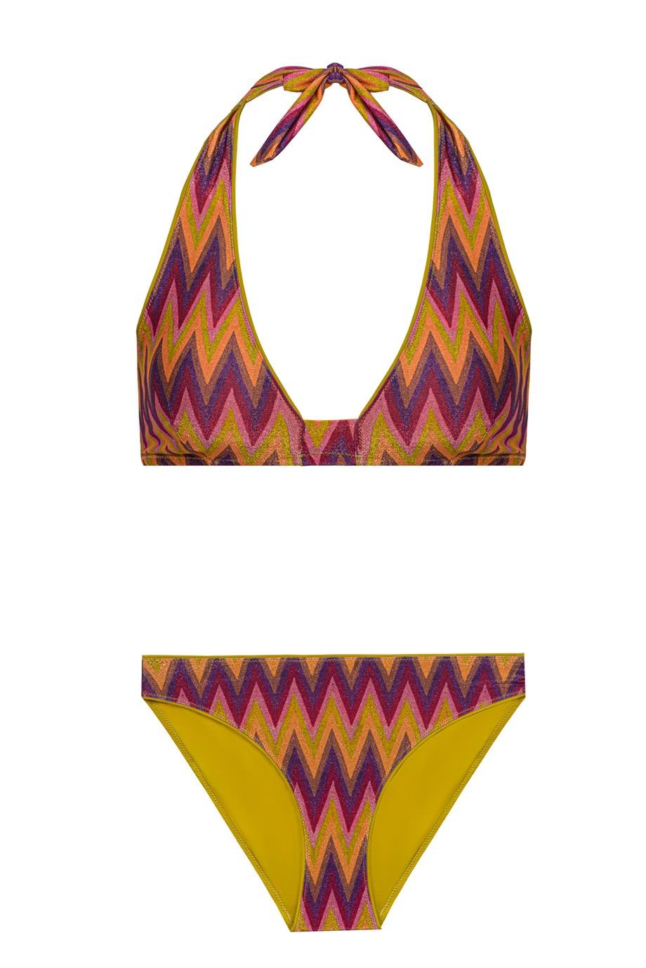Retro Hot Top Yellow Printed