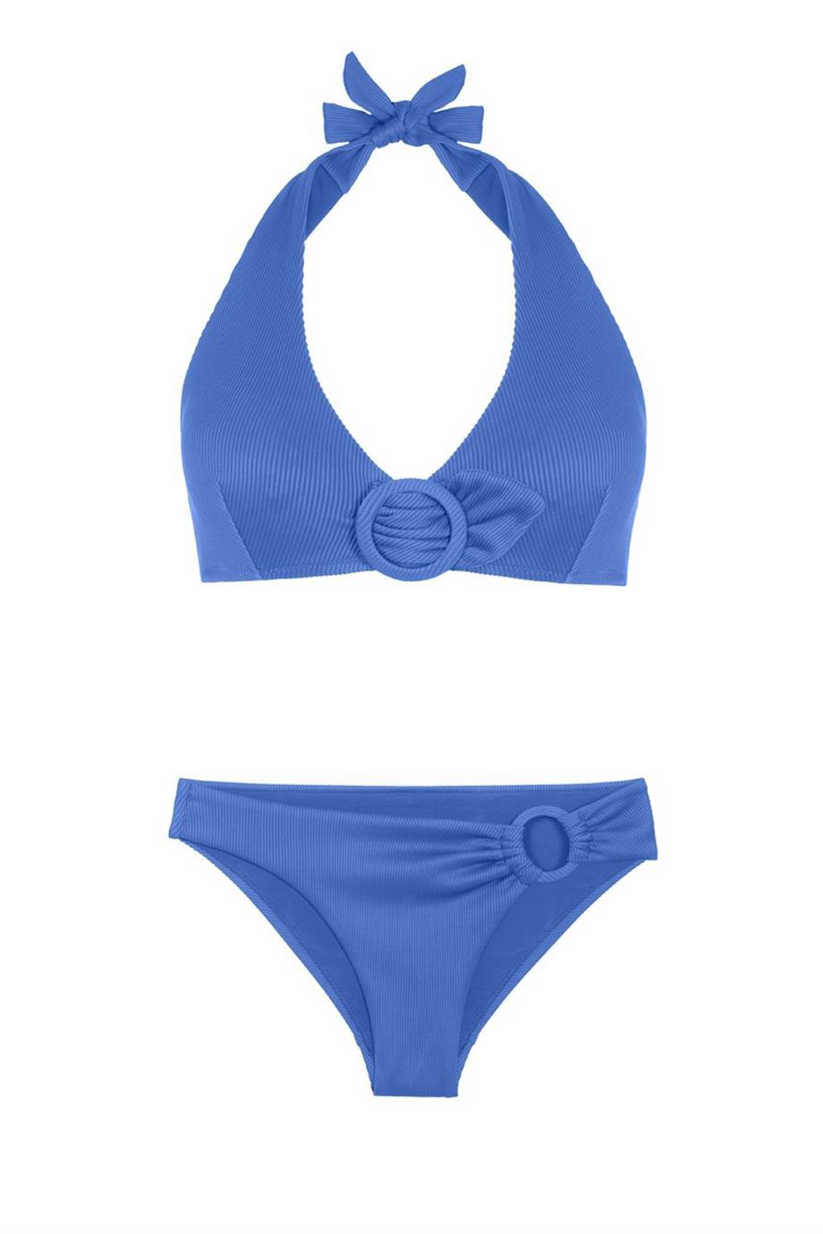 Retrospective Bikini Top Cornflower