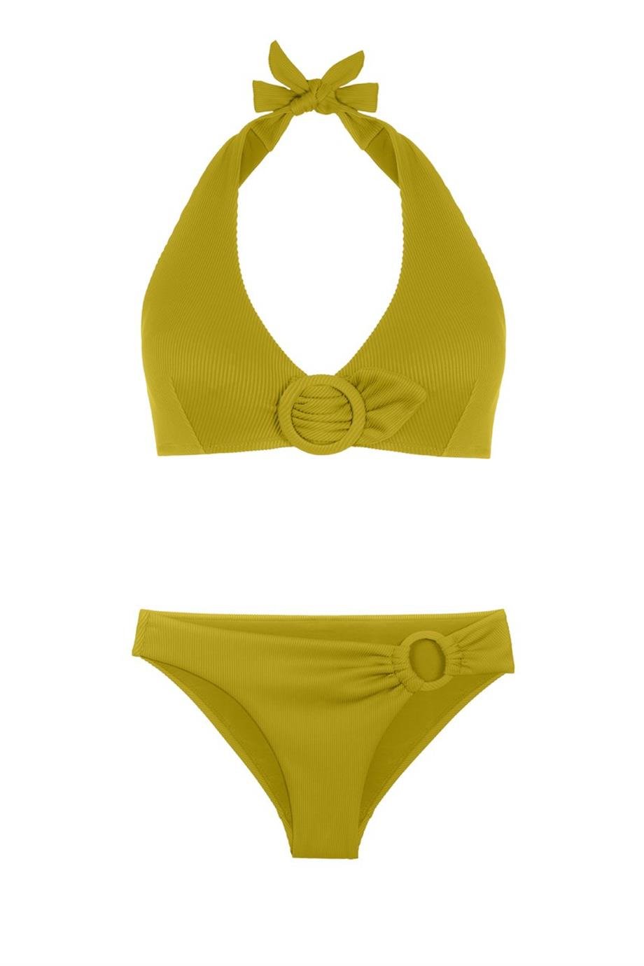 Retrospective Bikini Top Olive Oil
