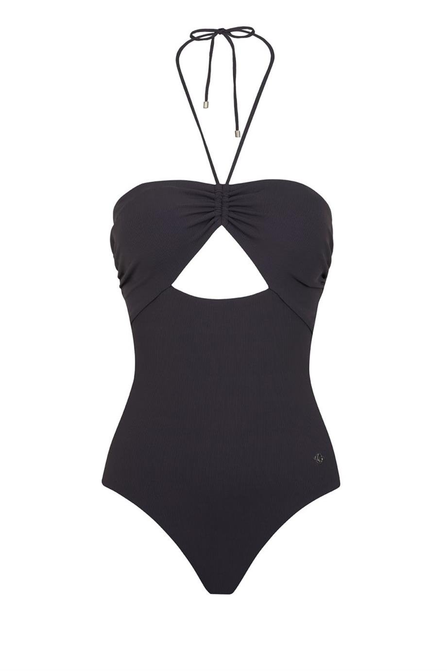 Romance Straplez Swimsuit Anthracite