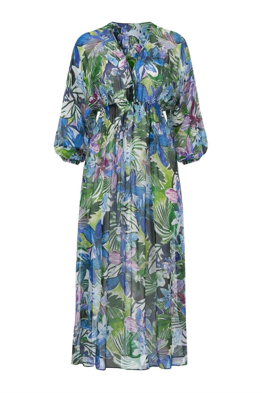 Flowers Santa Cruz Maxi Dress