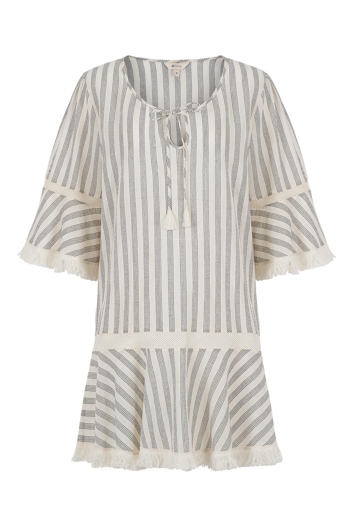 Striped Crude Mini Dress