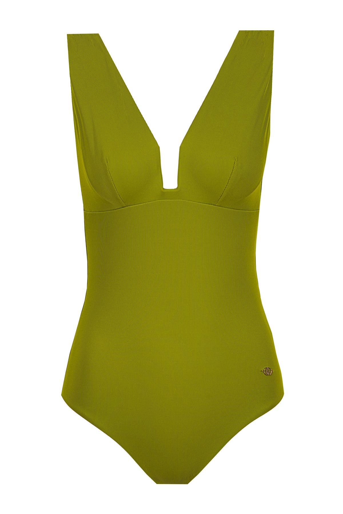 Tourmaline Deep V Swimsuit