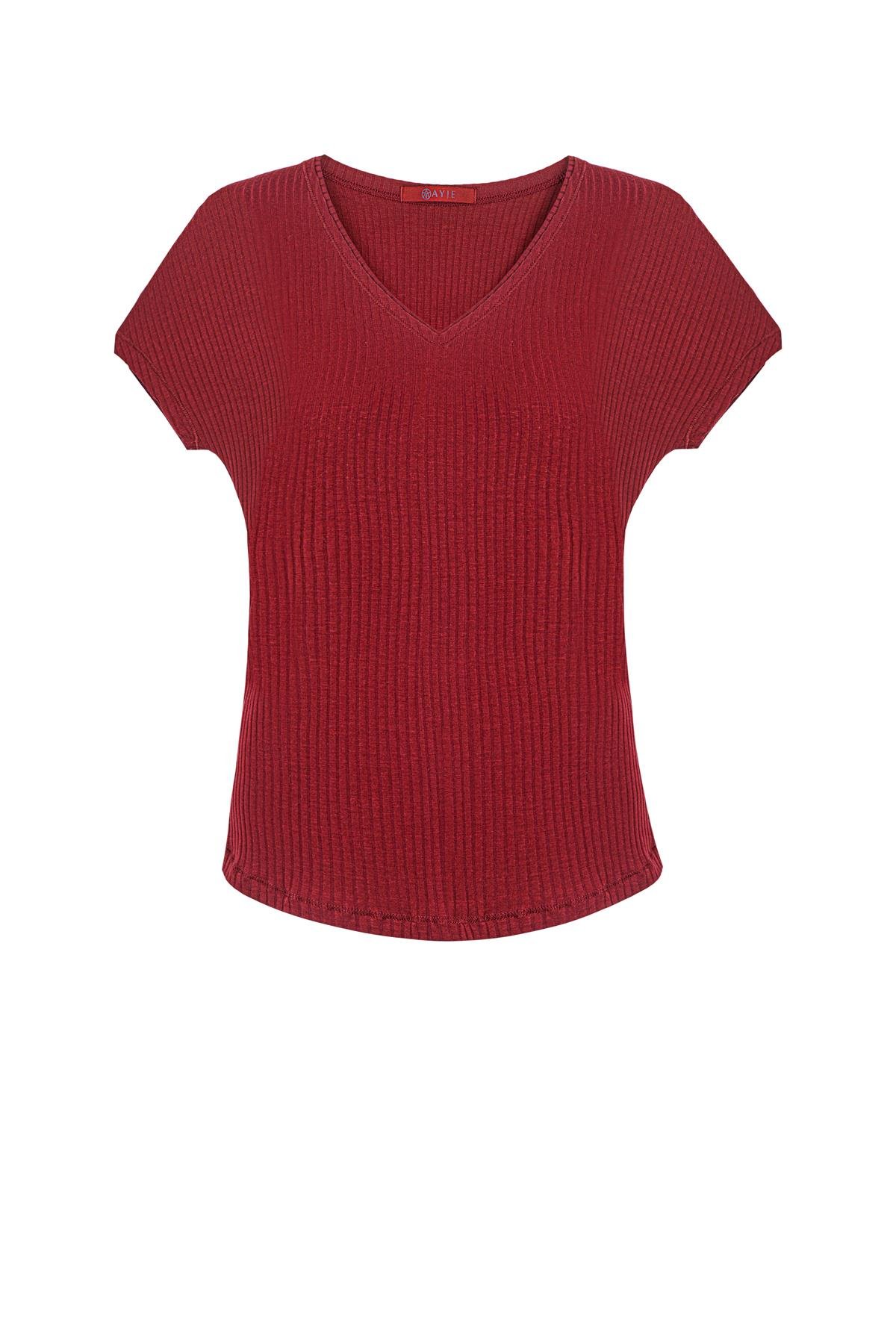 Ultra Comfort  V Shirt Wine