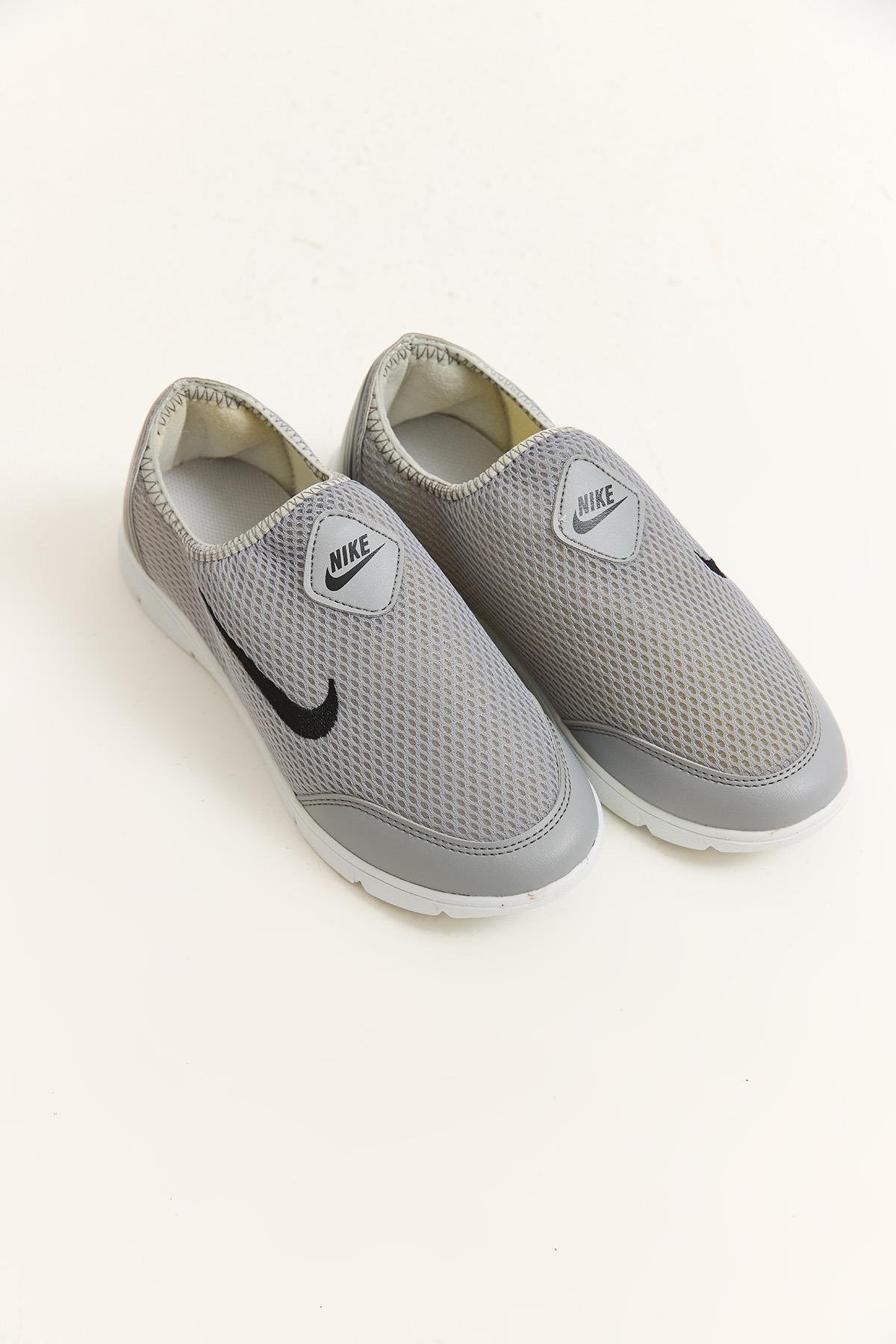 Bağcıksız Model Comfort  Spor Ayakkabı Gri