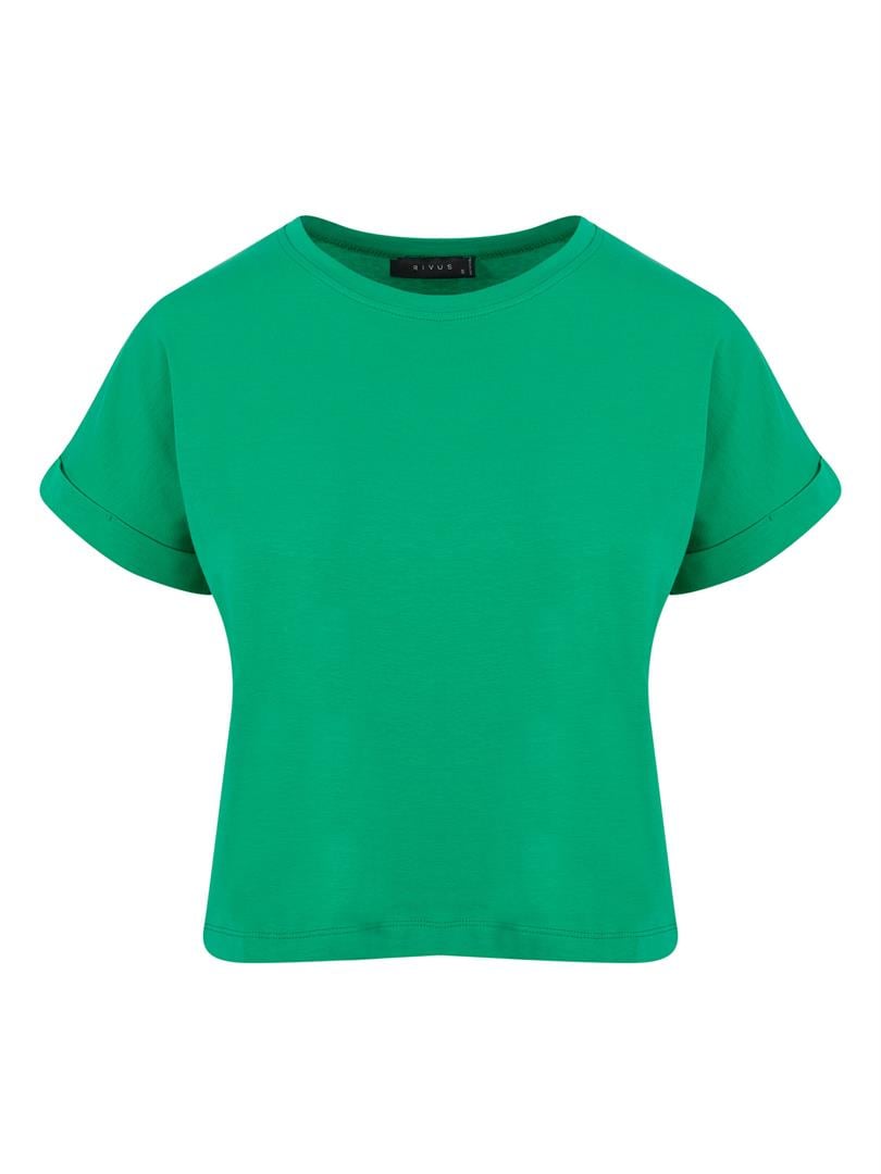 ATTACUS Bisiklet Yaka Basic Tişört - Yeşil