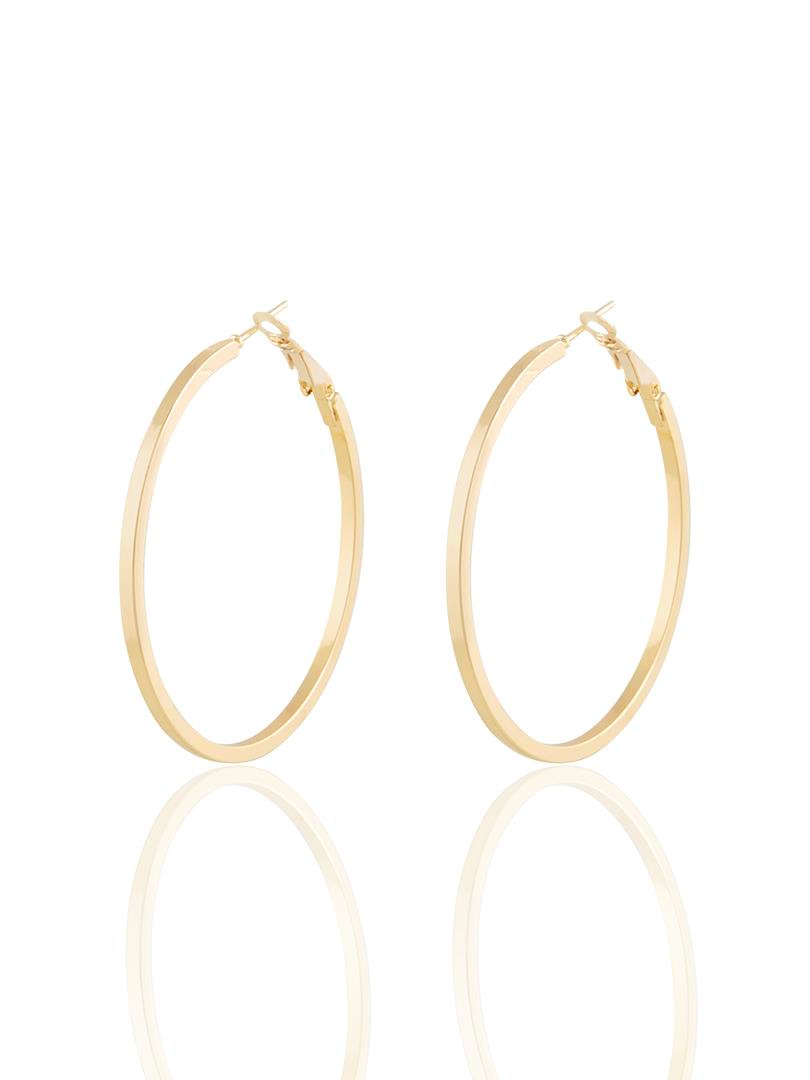 İnce Halka Küpe - Gold Küpe Modelleri