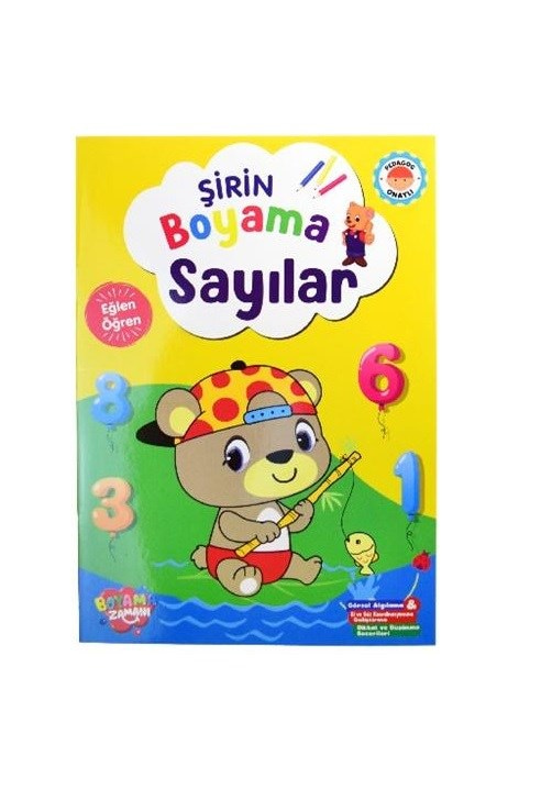 Kırtasiye Seti (5 Adet Bayraklı Balon Boyama Kitabı - 12 li Pastel Boya - 12 li Suluboya - Silgi)