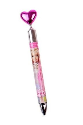 Kırtasiye Seti 6'lı Set (5 Adet Bayraklı Balon - Boyama Kitabı - 12 li Pastel Boya - Oyuncak Bebek - Barbie Kalemtraş - Barbie Uçlu Kalem)
