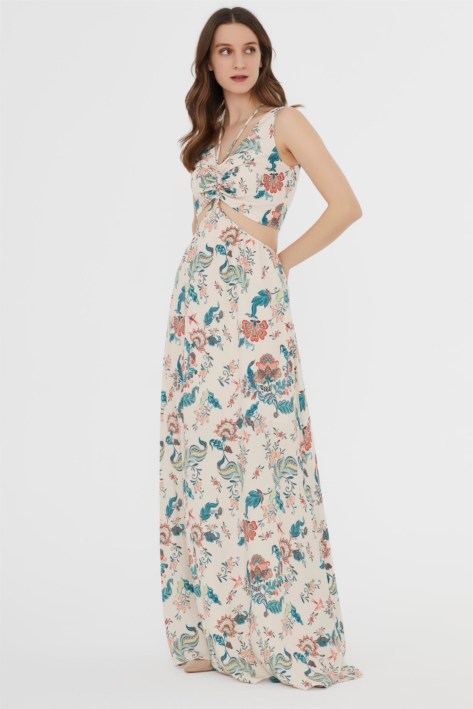 PATTERN CUTOUT DRESS