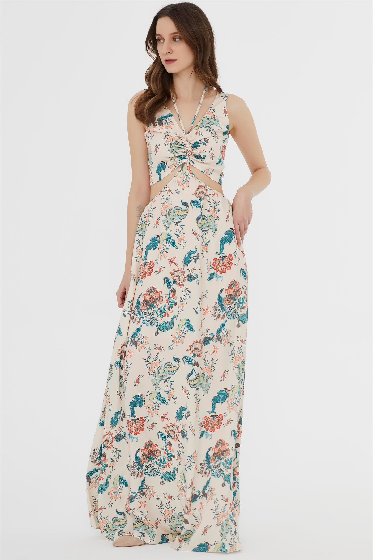 PATTERN CUTOUT DRESS
