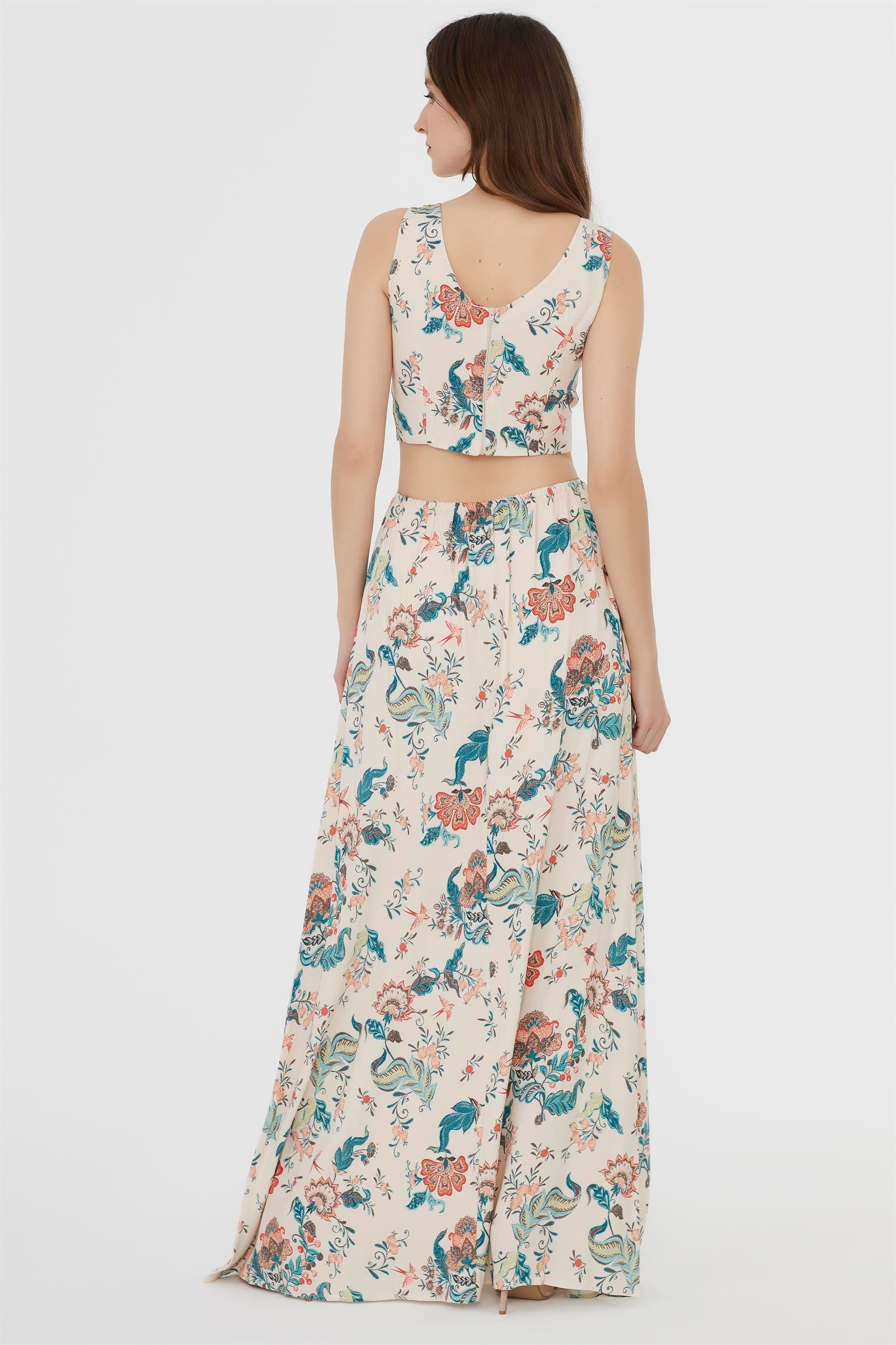 PATTERN CUTOUT DRESS