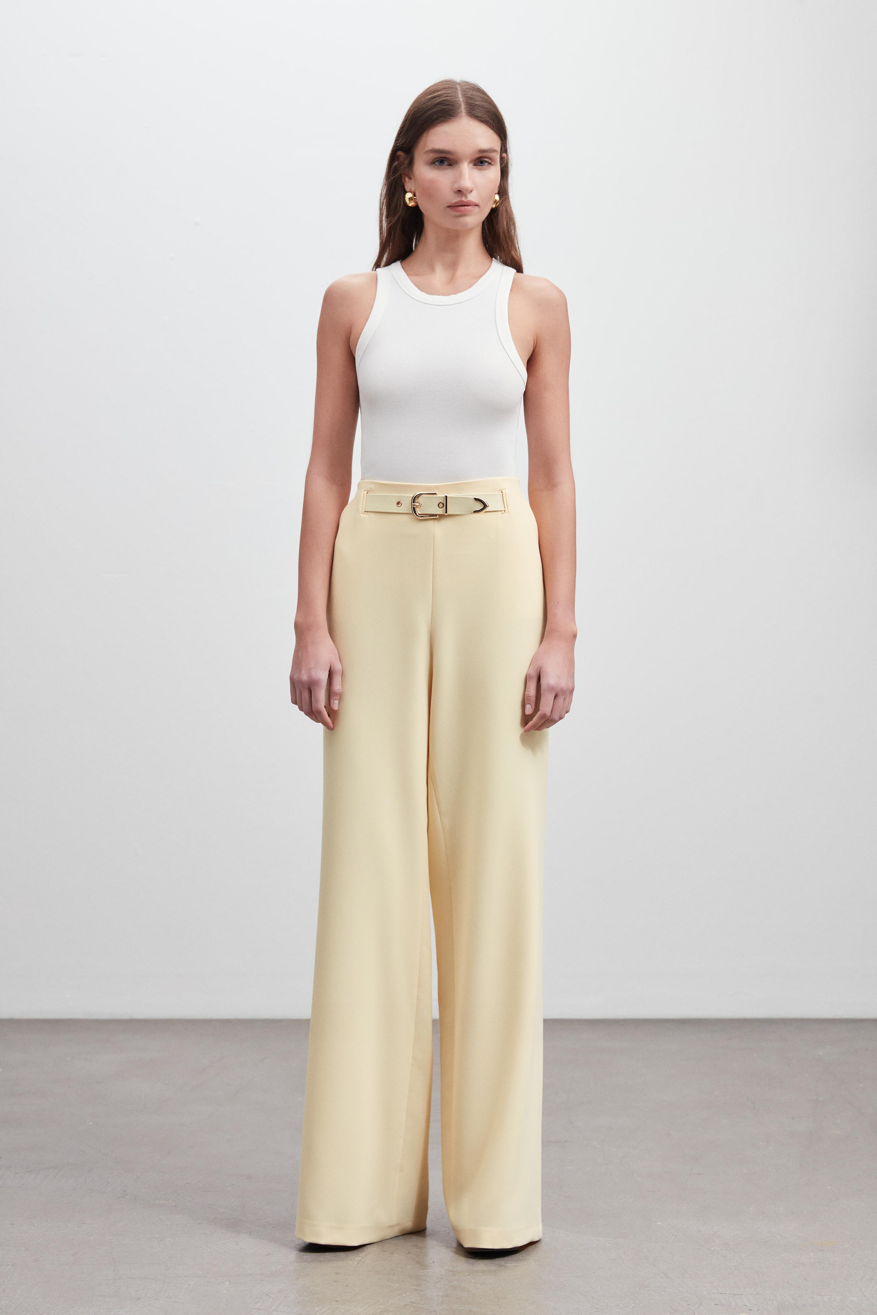 WIDE LEG PANTOLON