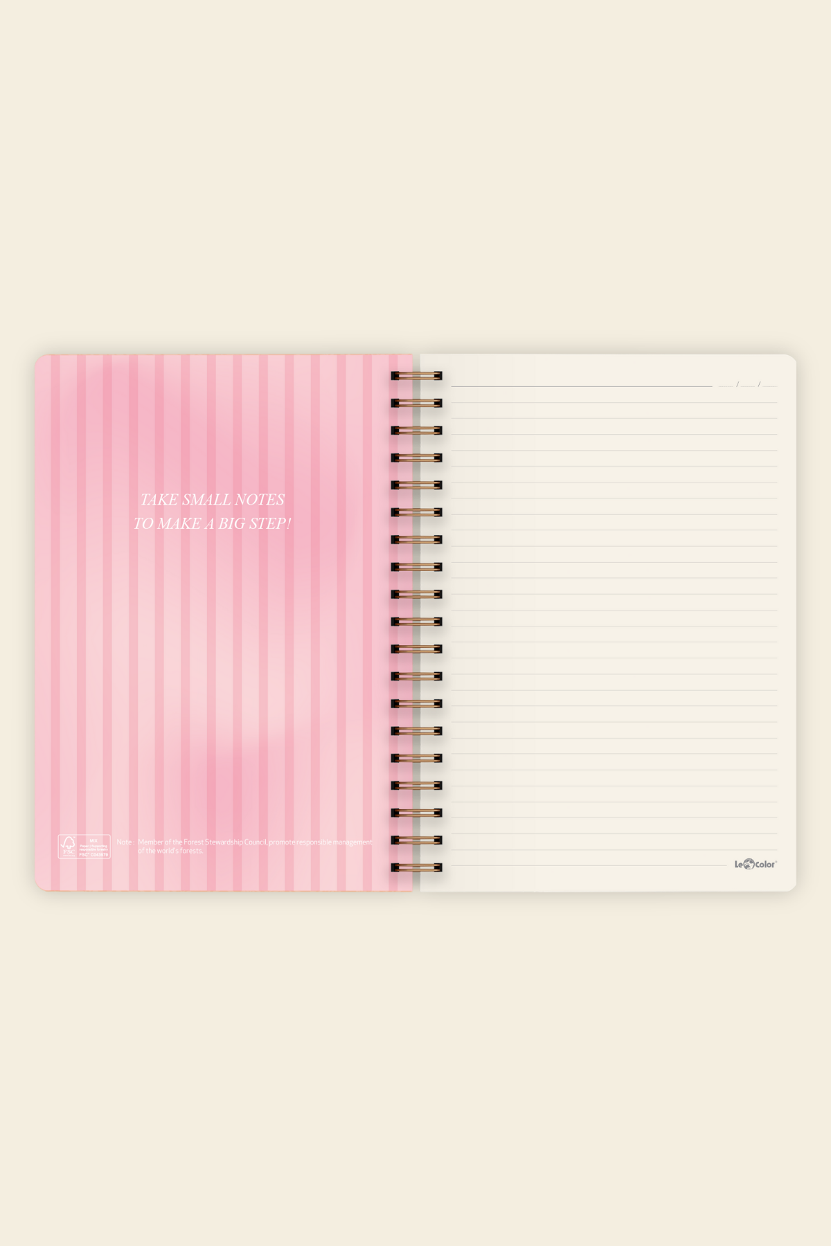 Utopia Spiralli Defter Çizgili Unicorn 17x24 cm 